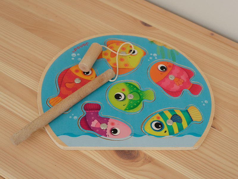 Jouet en bois - Pêche aux poissons