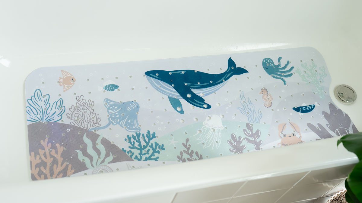 tapis-antiderapant Essentiel bébé - Tapis antidérapant pour baignoire