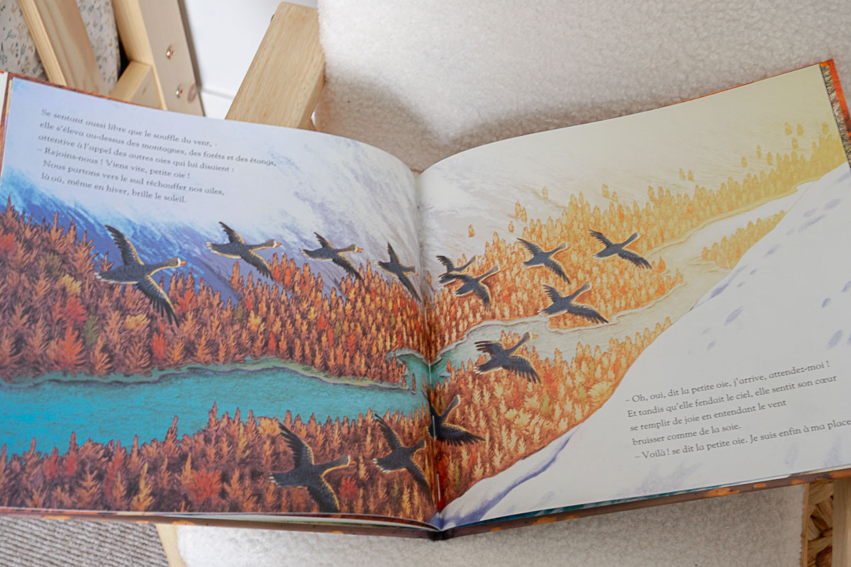 C'est l'automne petite oie ! - Livre ouvert