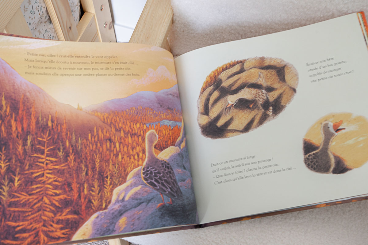 C'est l'automne petite oie ! - Livre ouvert